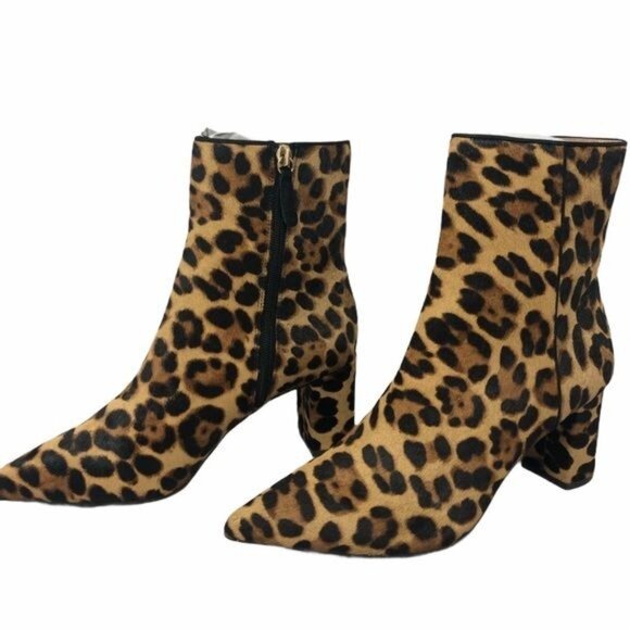 J Crew Boot Pointed Toe Sadie Boot in Leopard Size 7.5 NIB - Picture 6 of 8